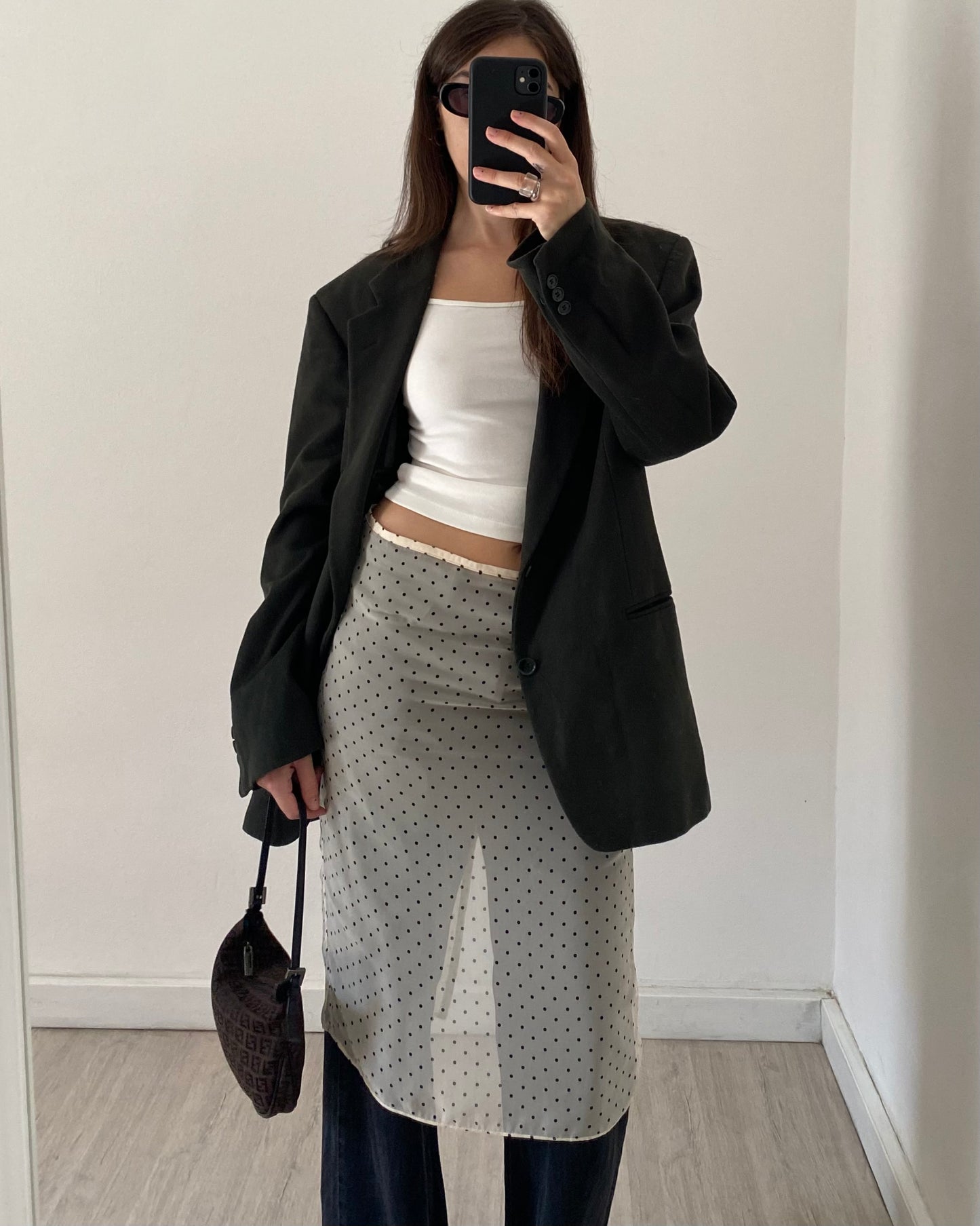 Cashmere and wool blazer