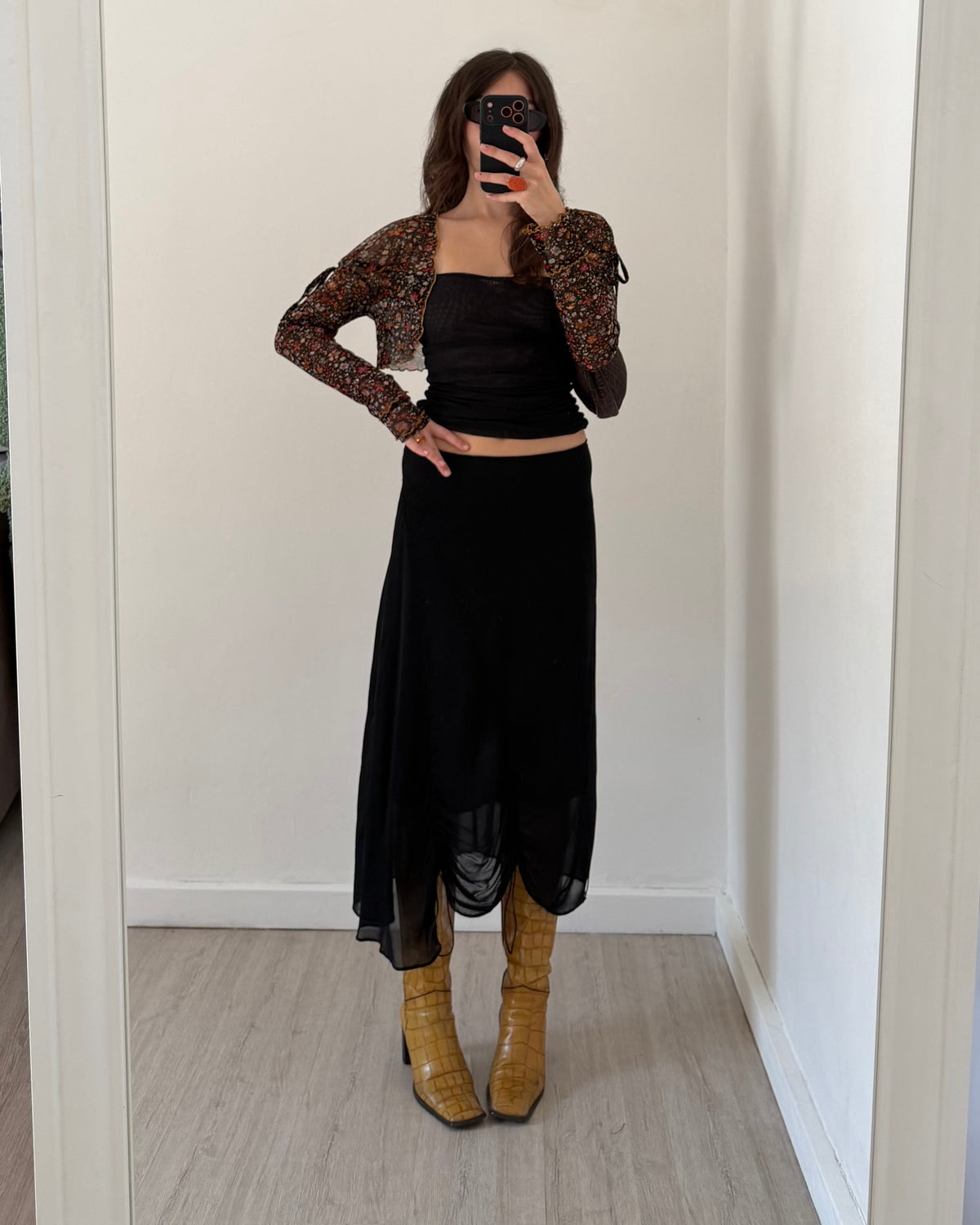 00s micro mesh bolero top
