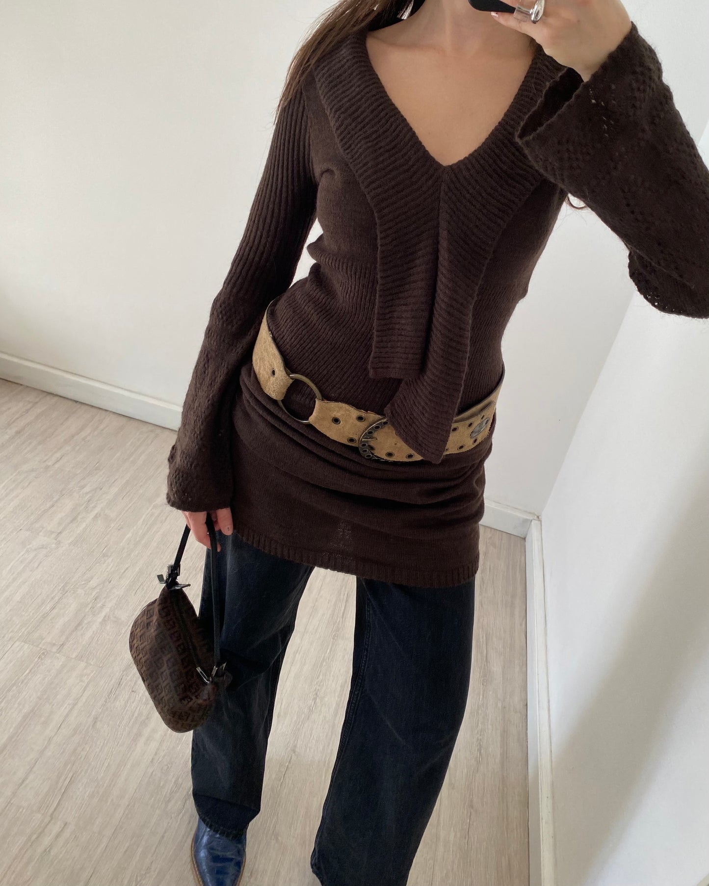 Mohair knit dress