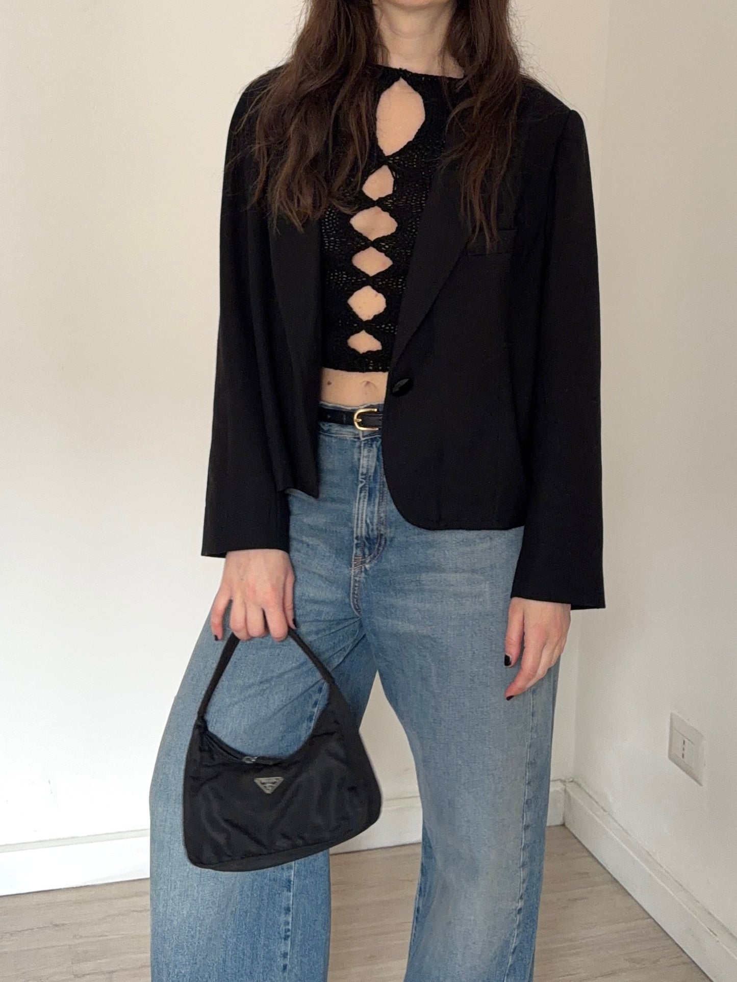 90s cropped blazer
