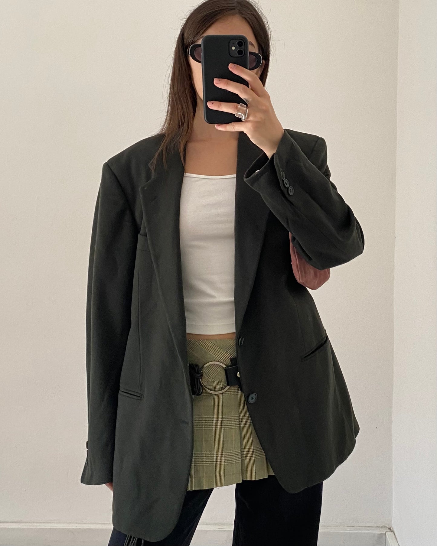 Cashmere and wool blazer