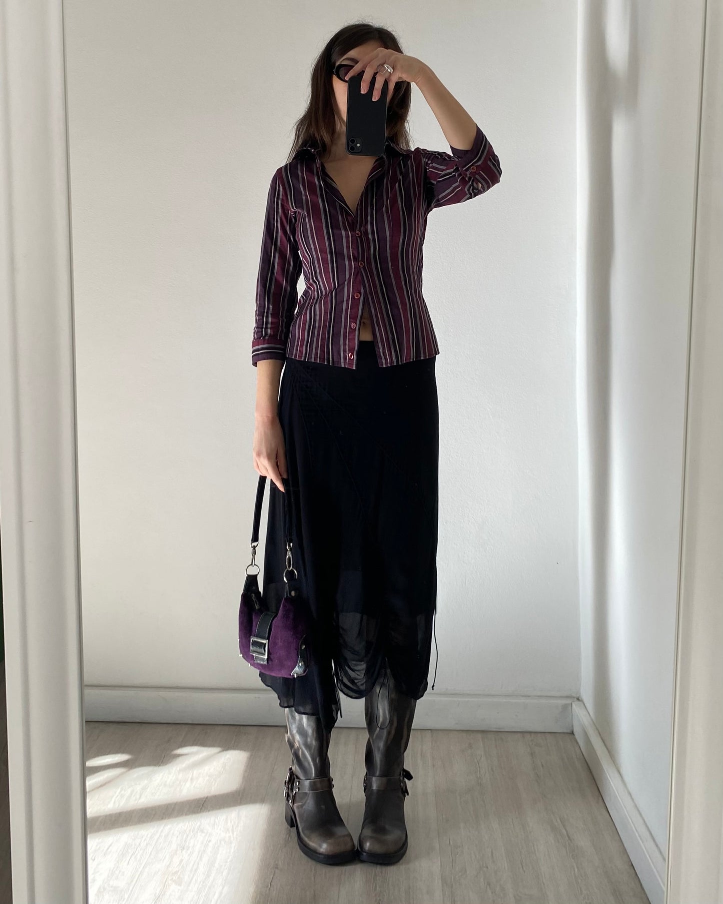 Striped fitted shirt