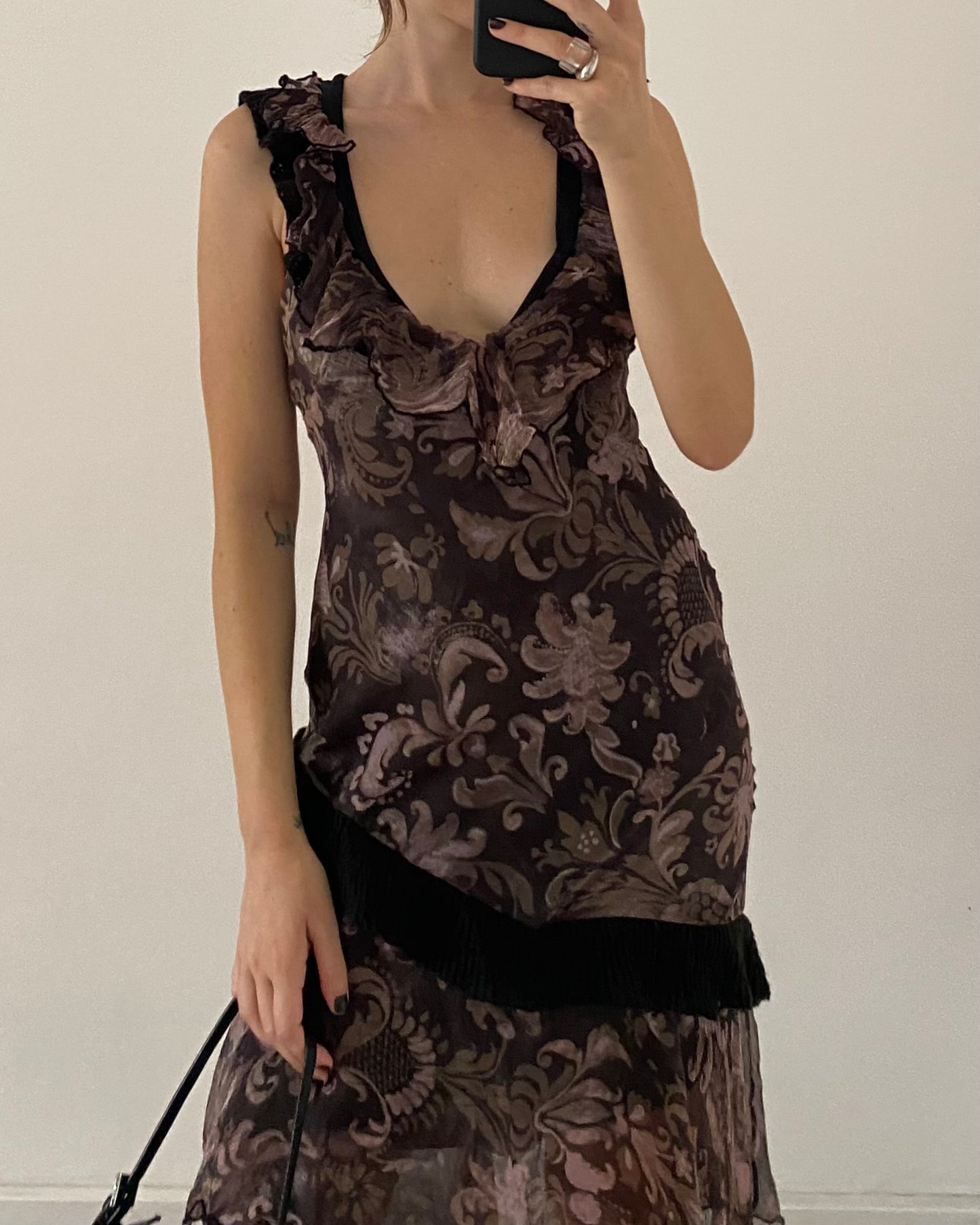 Asymmetric flowy dress