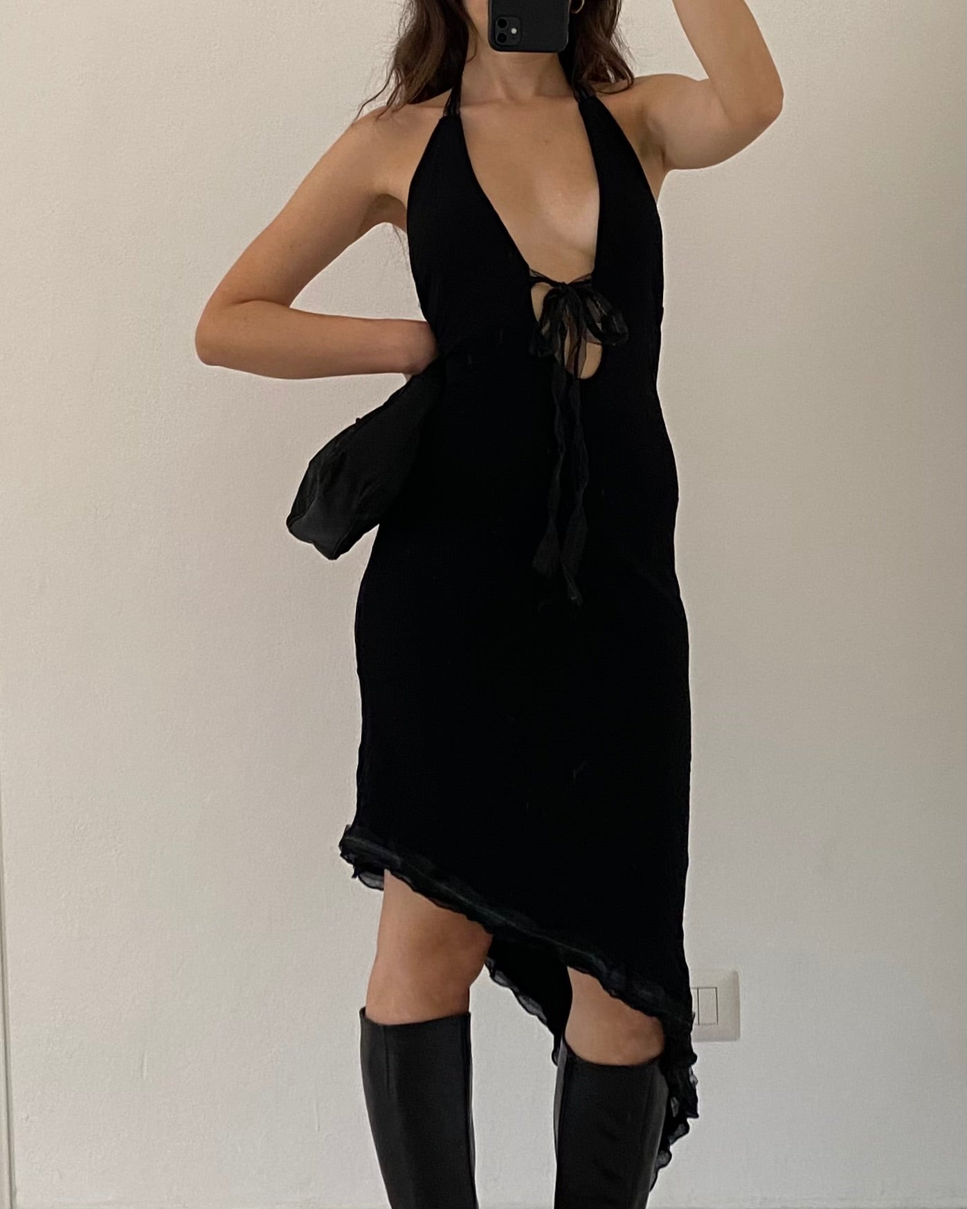 00s asymmetric dress