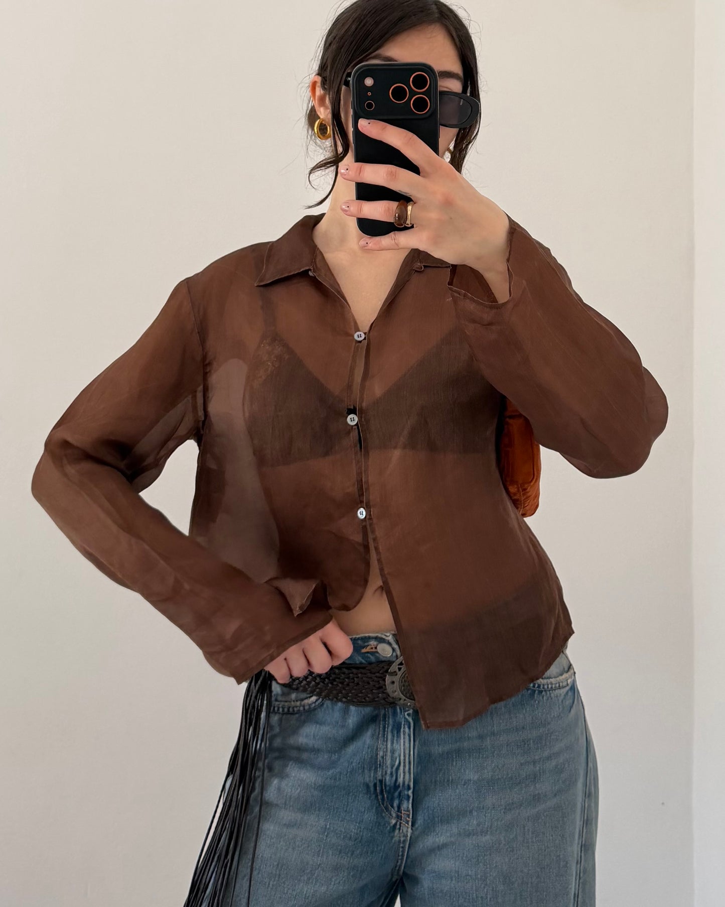Marella silk buttoned shirt
