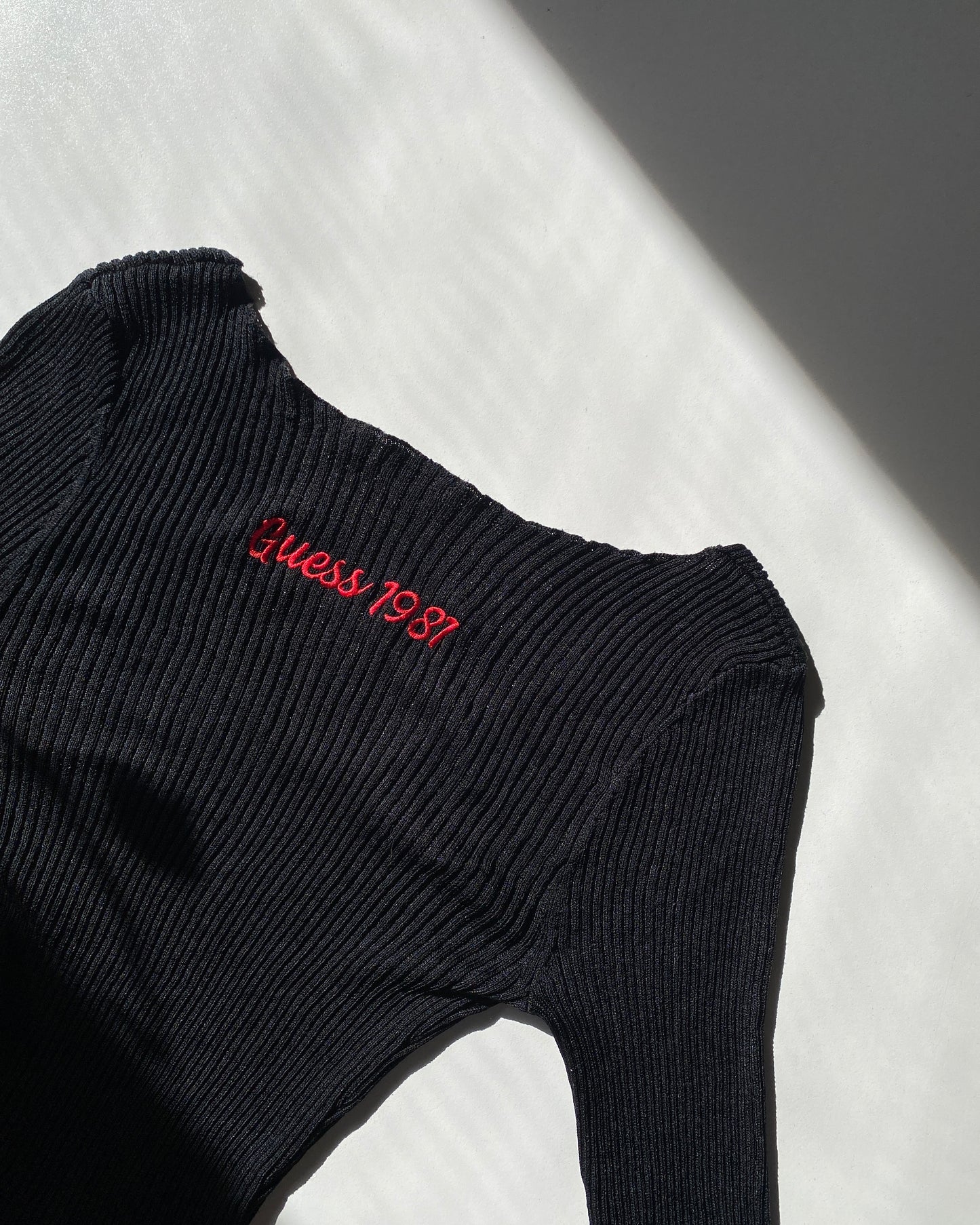 Sheer knit top by Guess