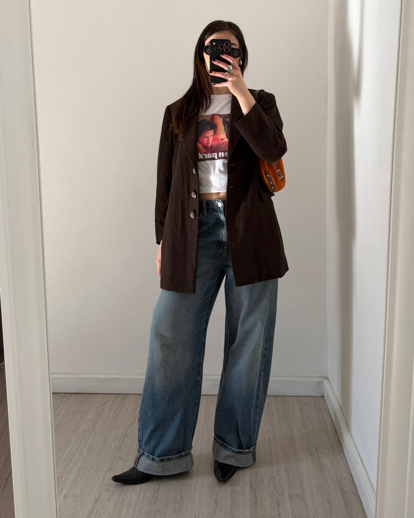 Chocolate brown blazer