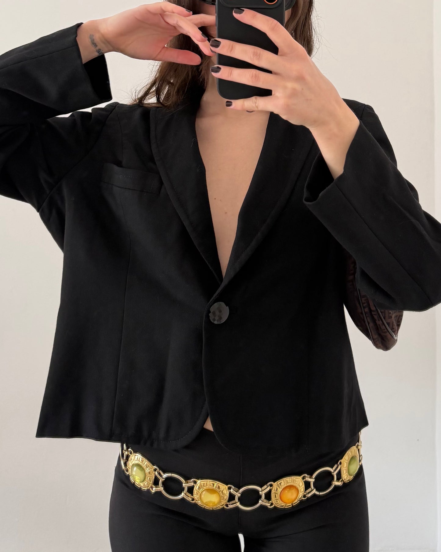 90s cropped blazer