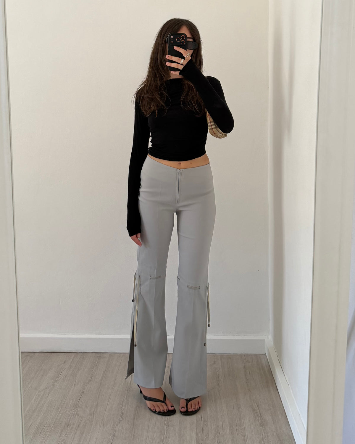 00s flare trousers
