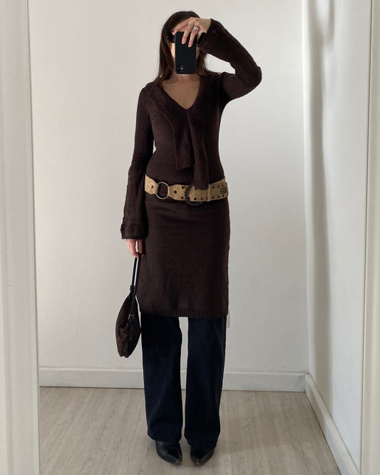 Mohair knit dress
