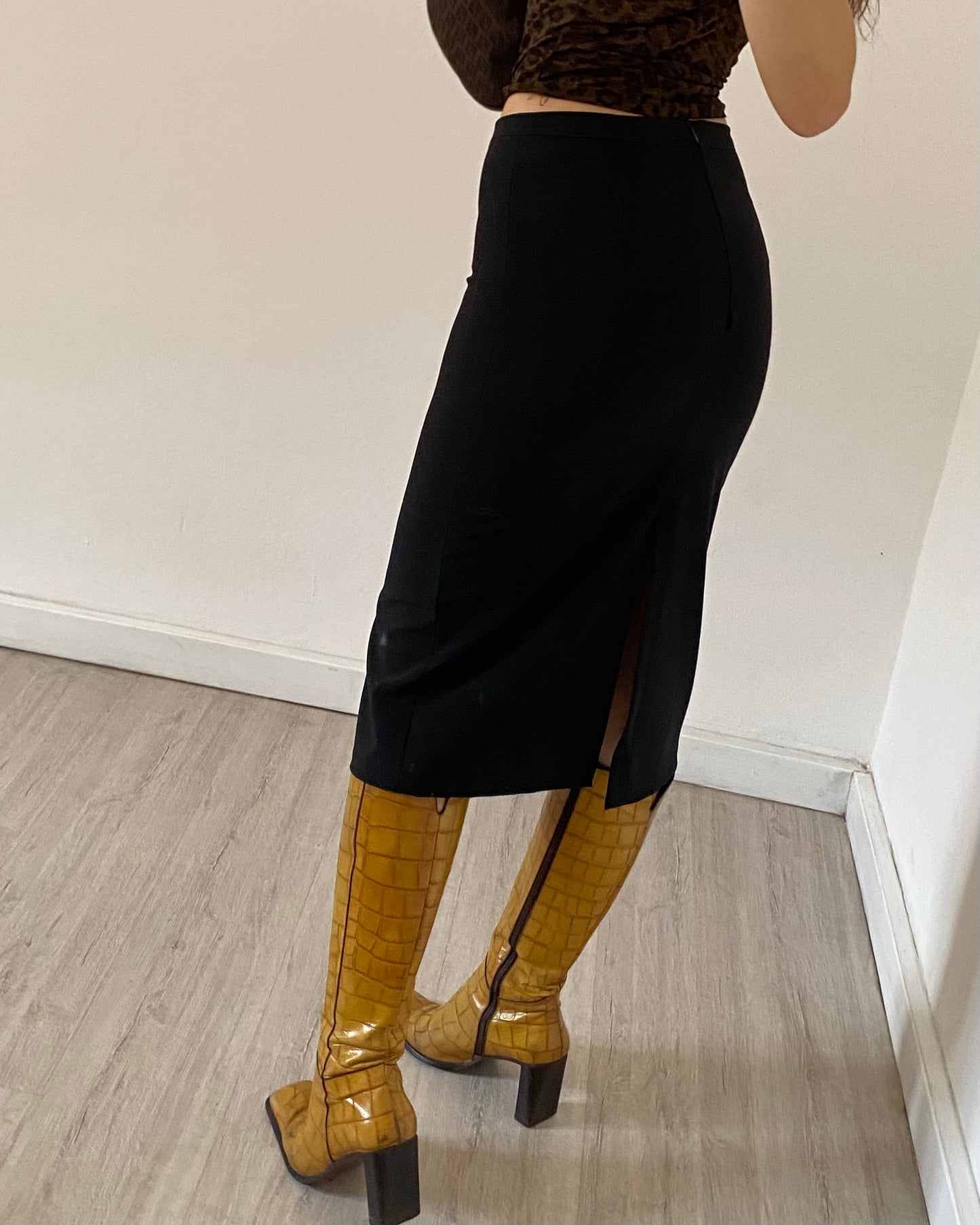 00s double slit skirt