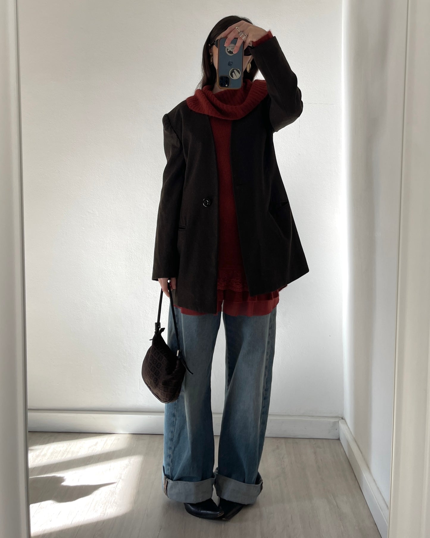 Structured wool blazer