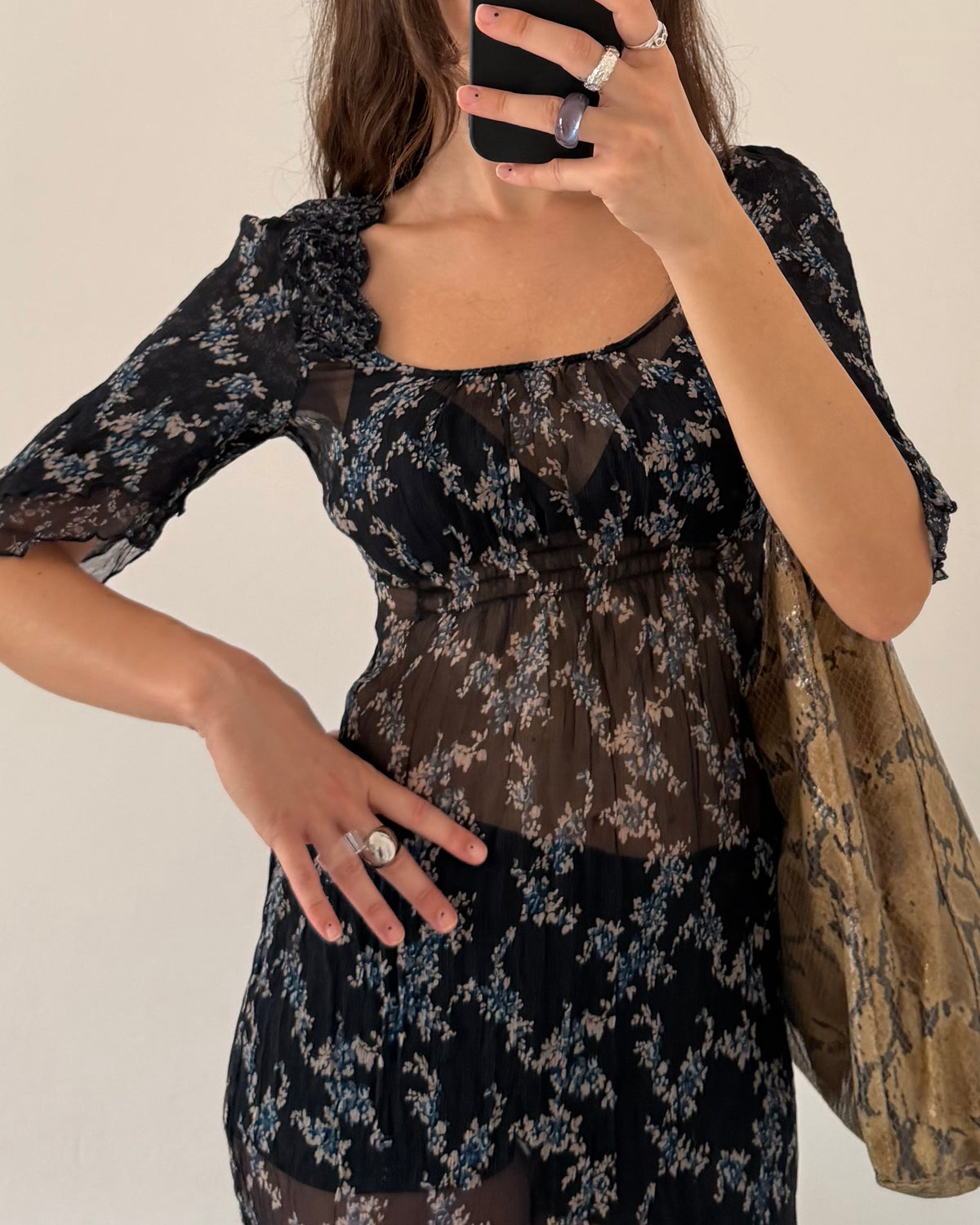 Max&co silk mini dress