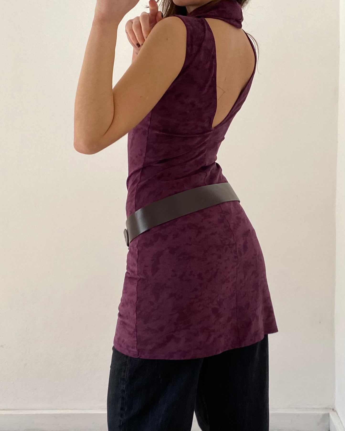 00s backless midi dress