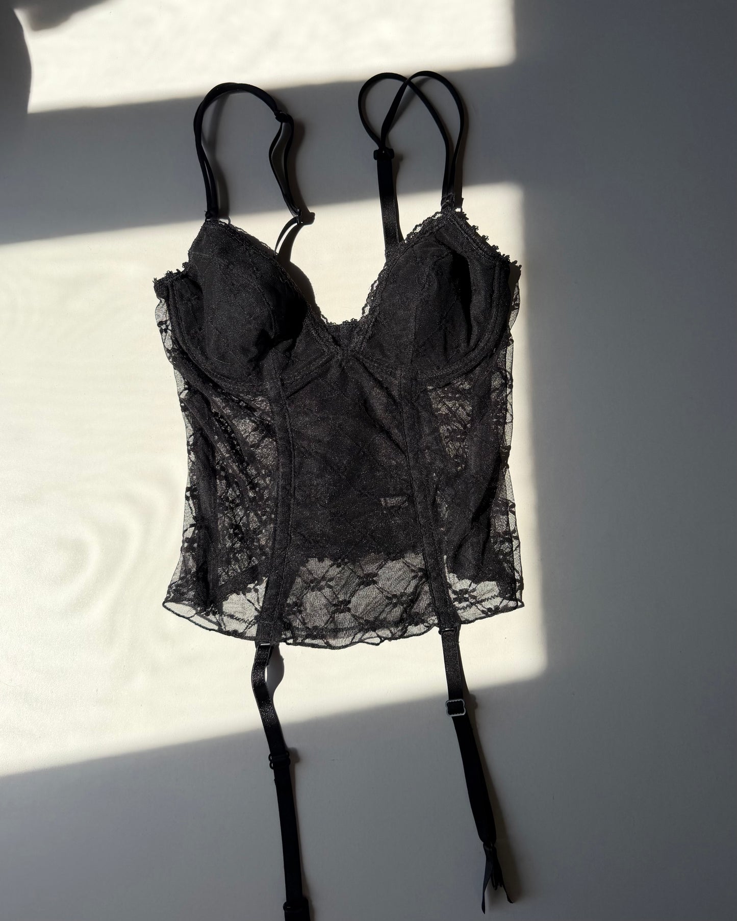 Sheer corset top