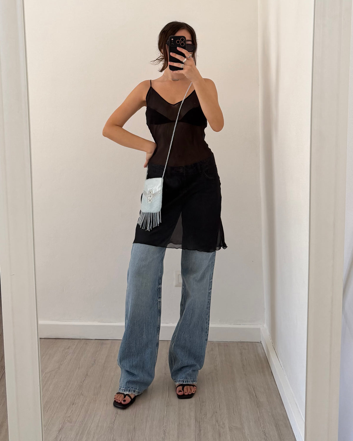 Silk slip dress by Patrizia Pepe
