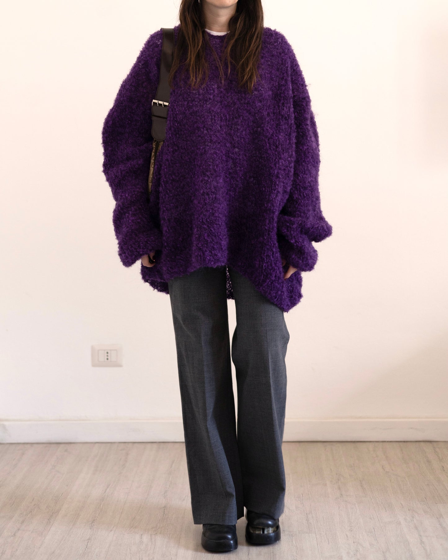 Knit bouclé jumper