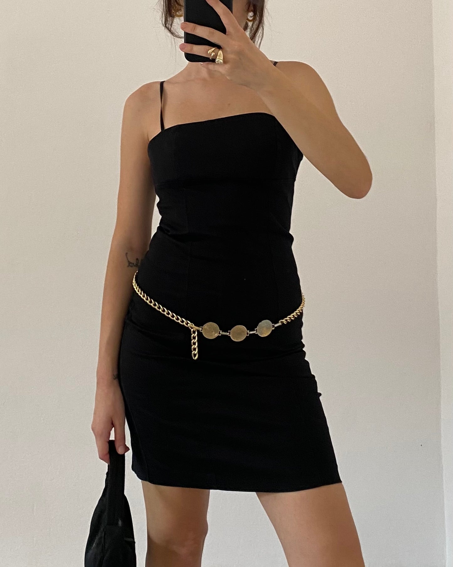 00s black tube dress