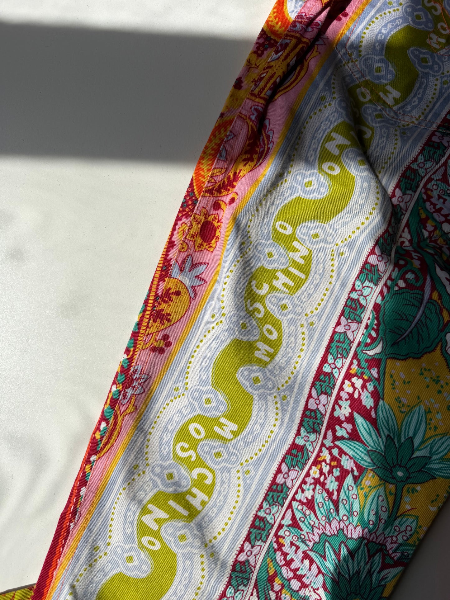Moschino printed trousers