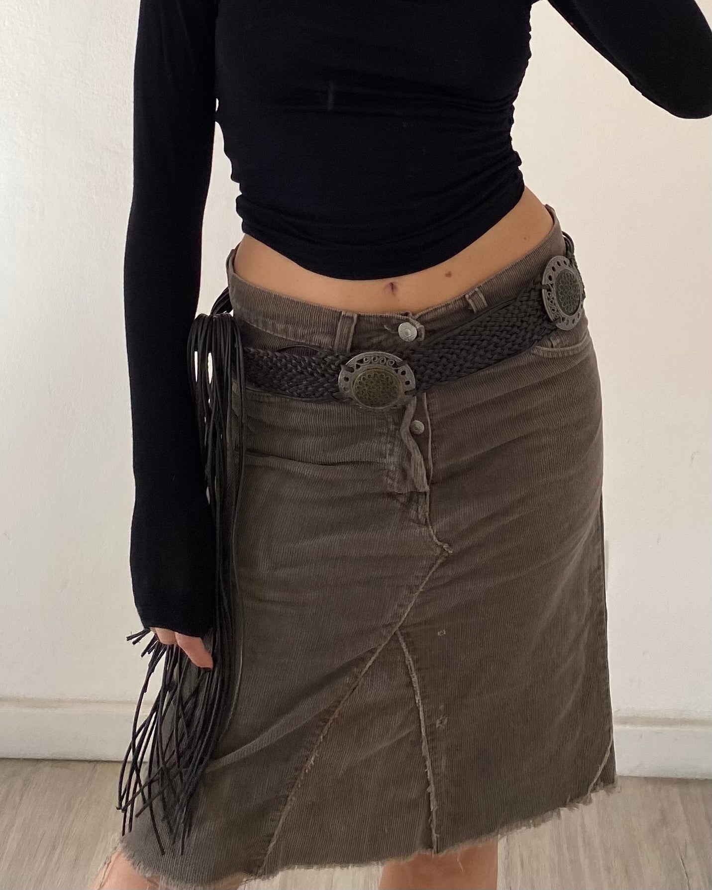 Levi’s cord skirt