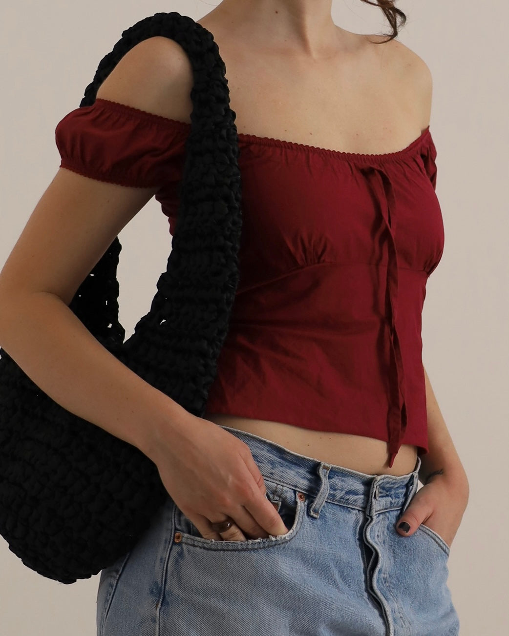 00s cotton backless top