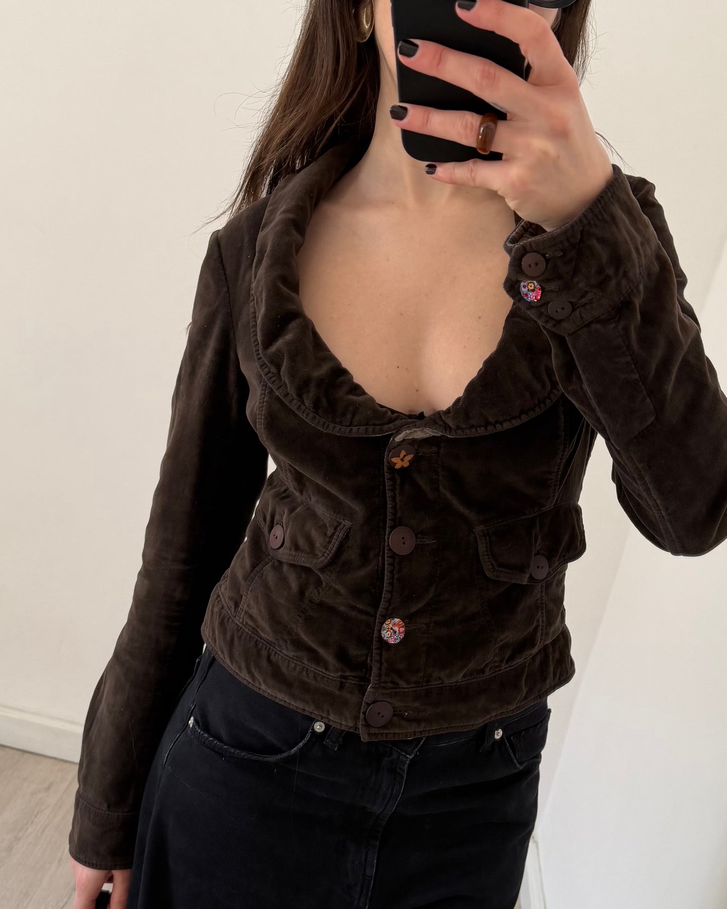 Fitted mini blazer
