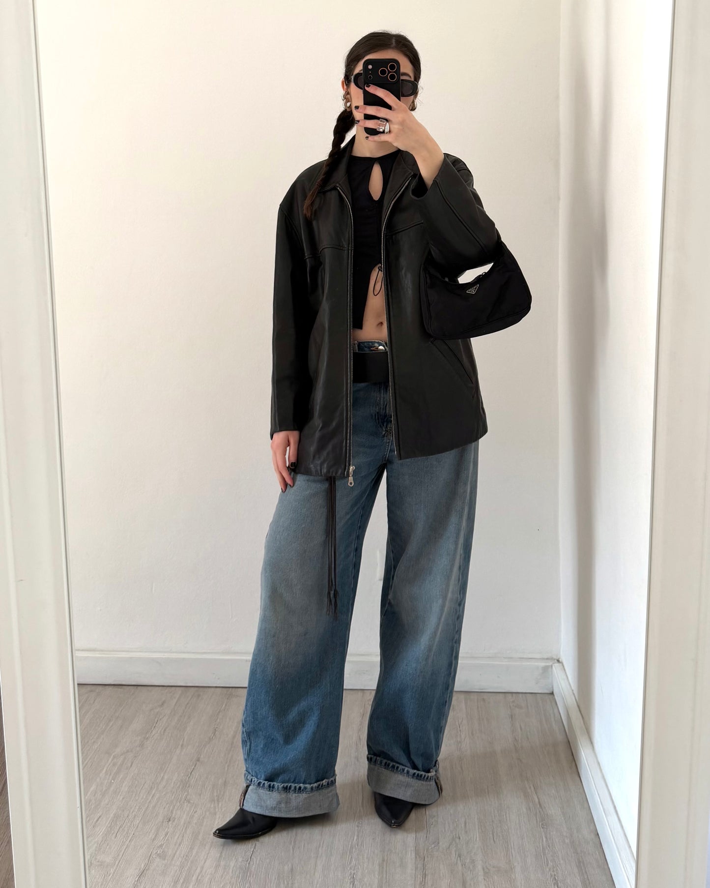 Nappa leather jacket