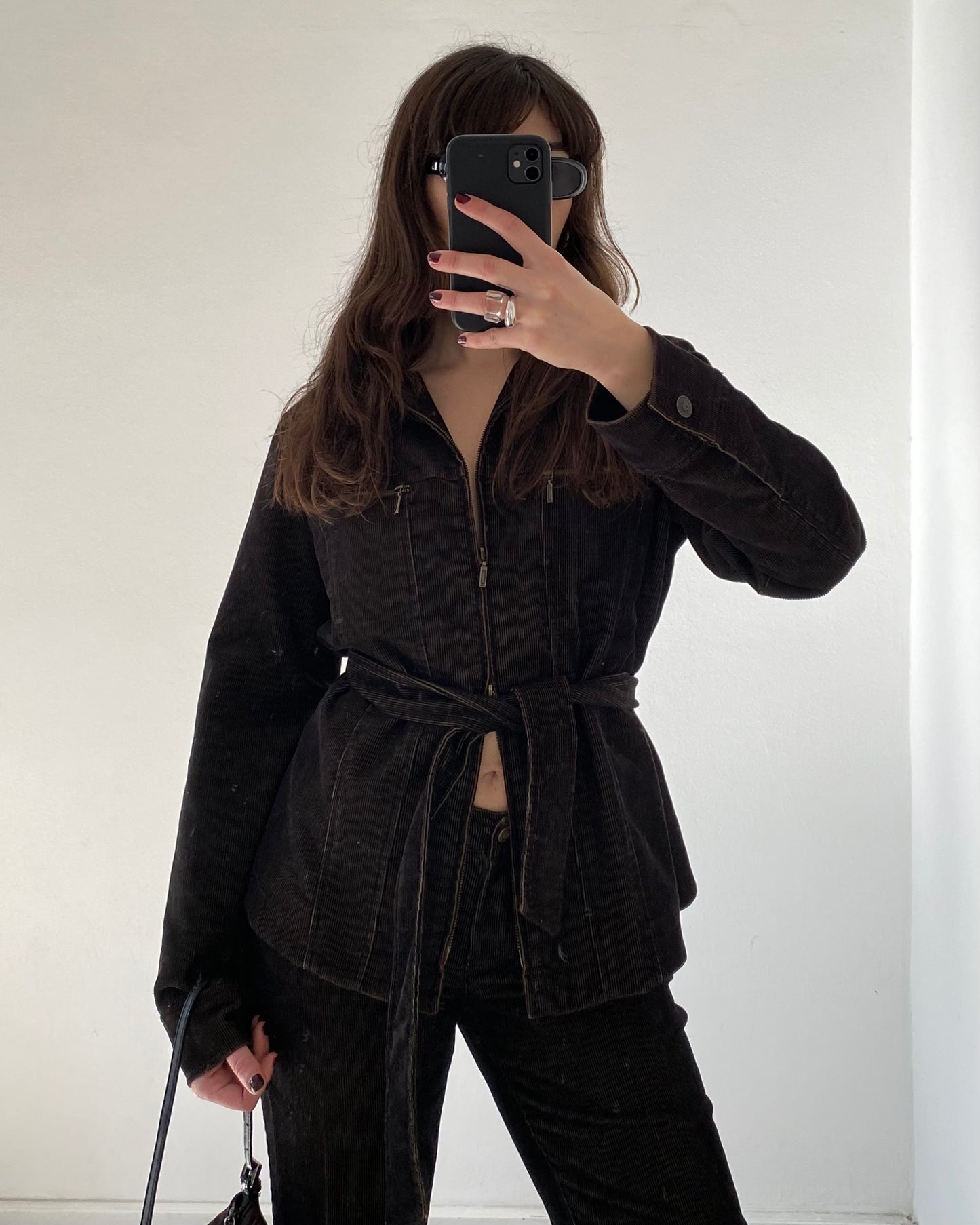 00s corduroy co-ord suit