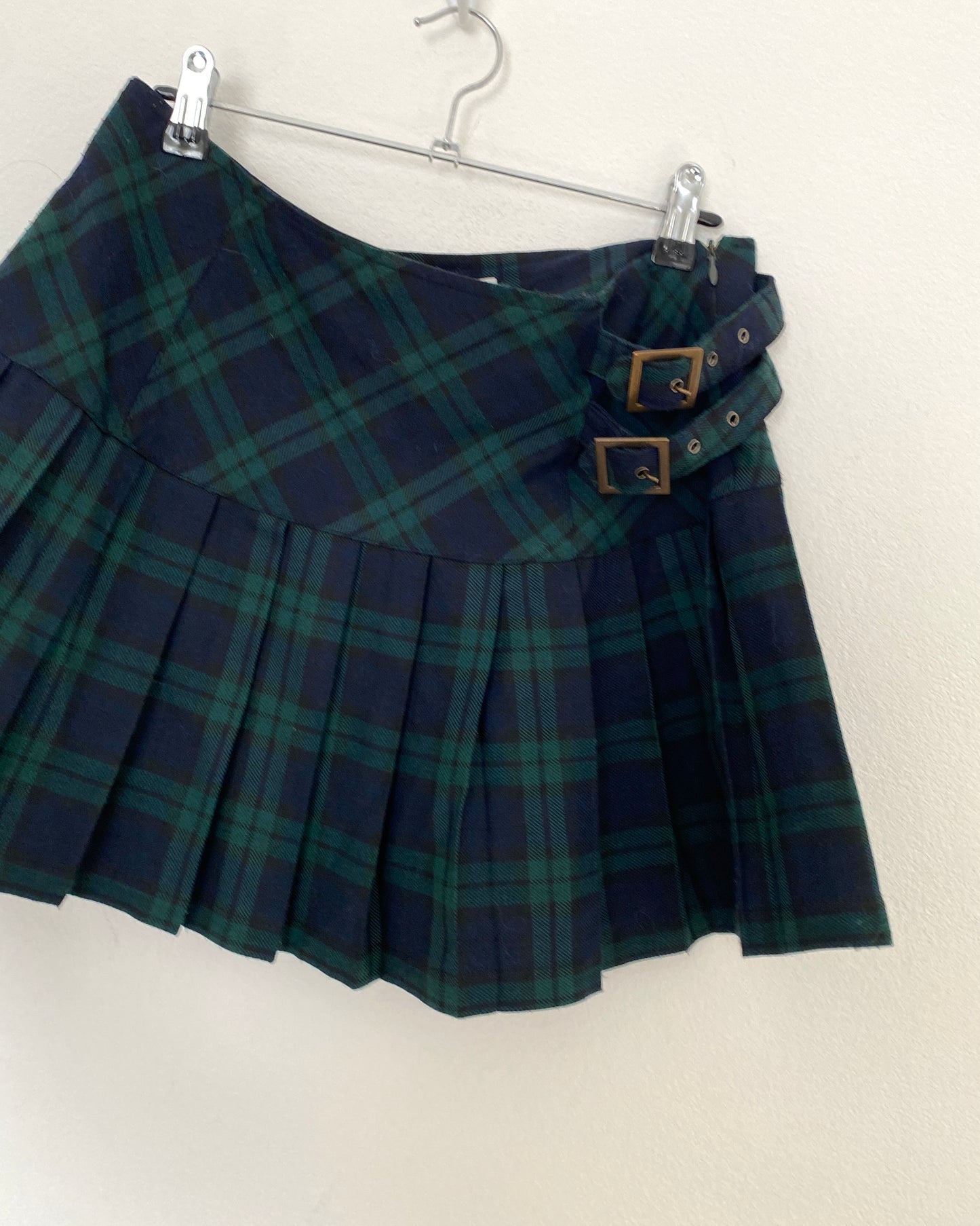 Tartan mini skirt