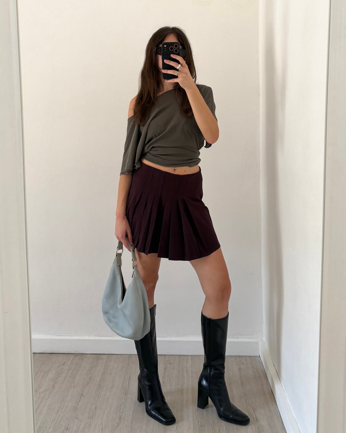 Melanzana mini skirt