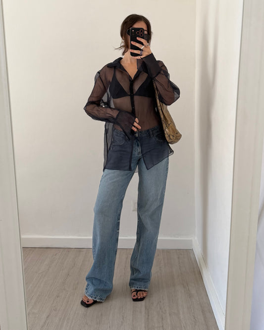 90s silk shirt