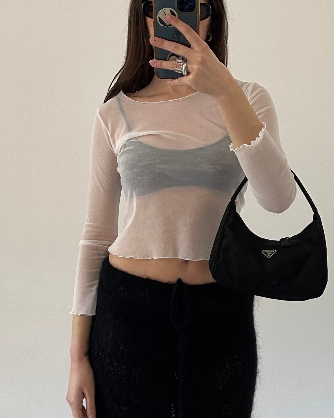 00s micro mesh mesh top