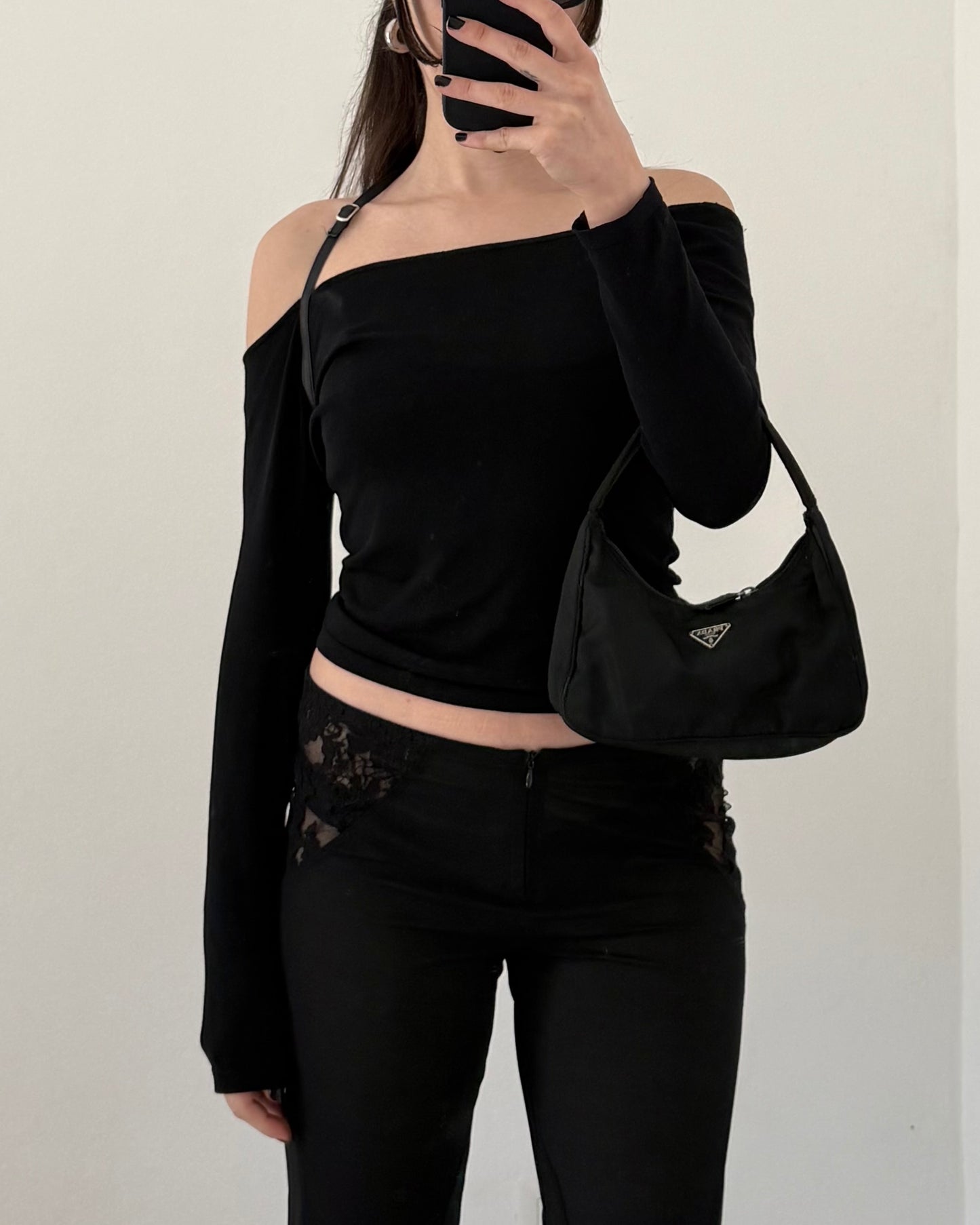 00s sheer lace trousers