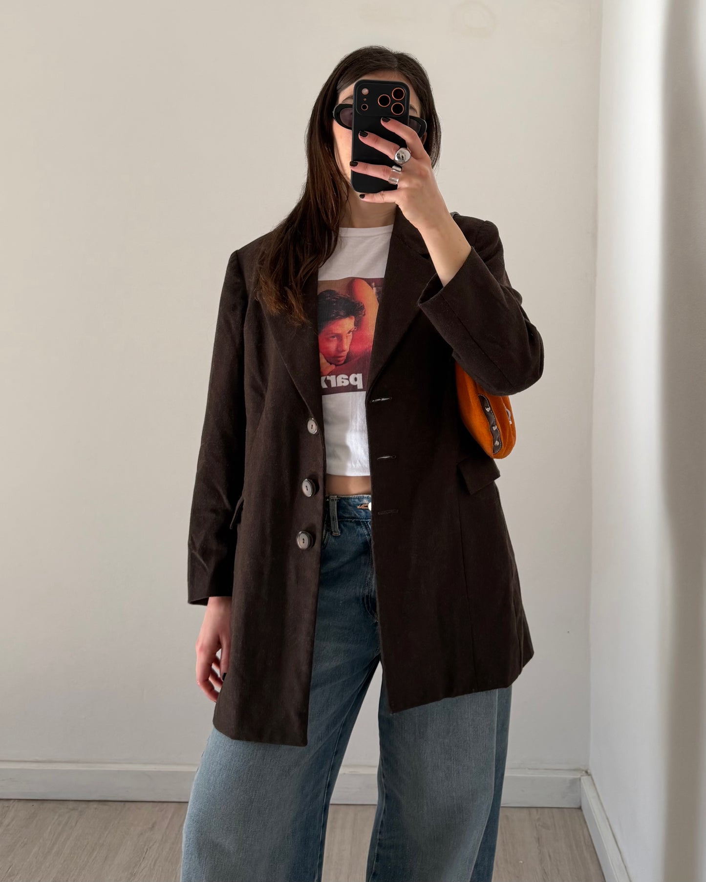 Chocolate brown blazer