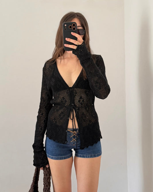 00s Tommy Hilfiger denim micro shorts