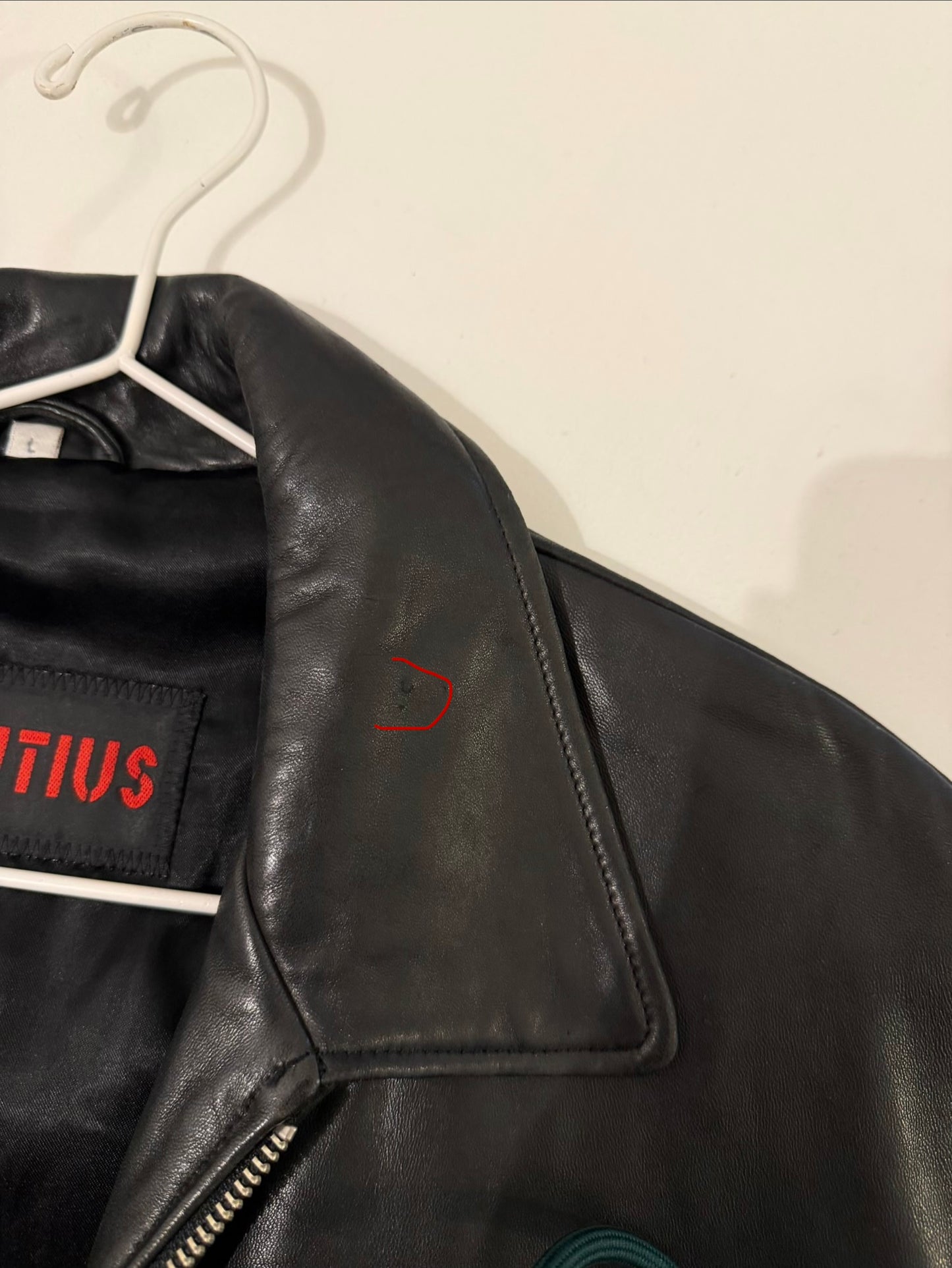 Nappa leather jacket