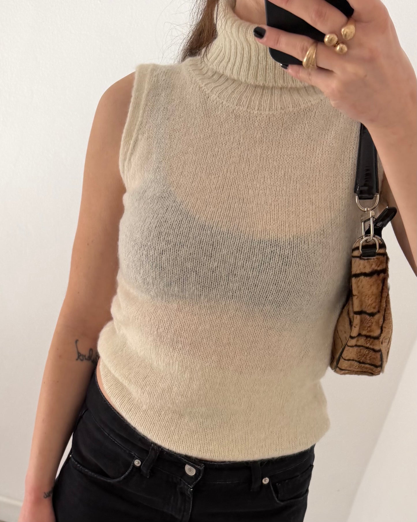 Knit turtleneck