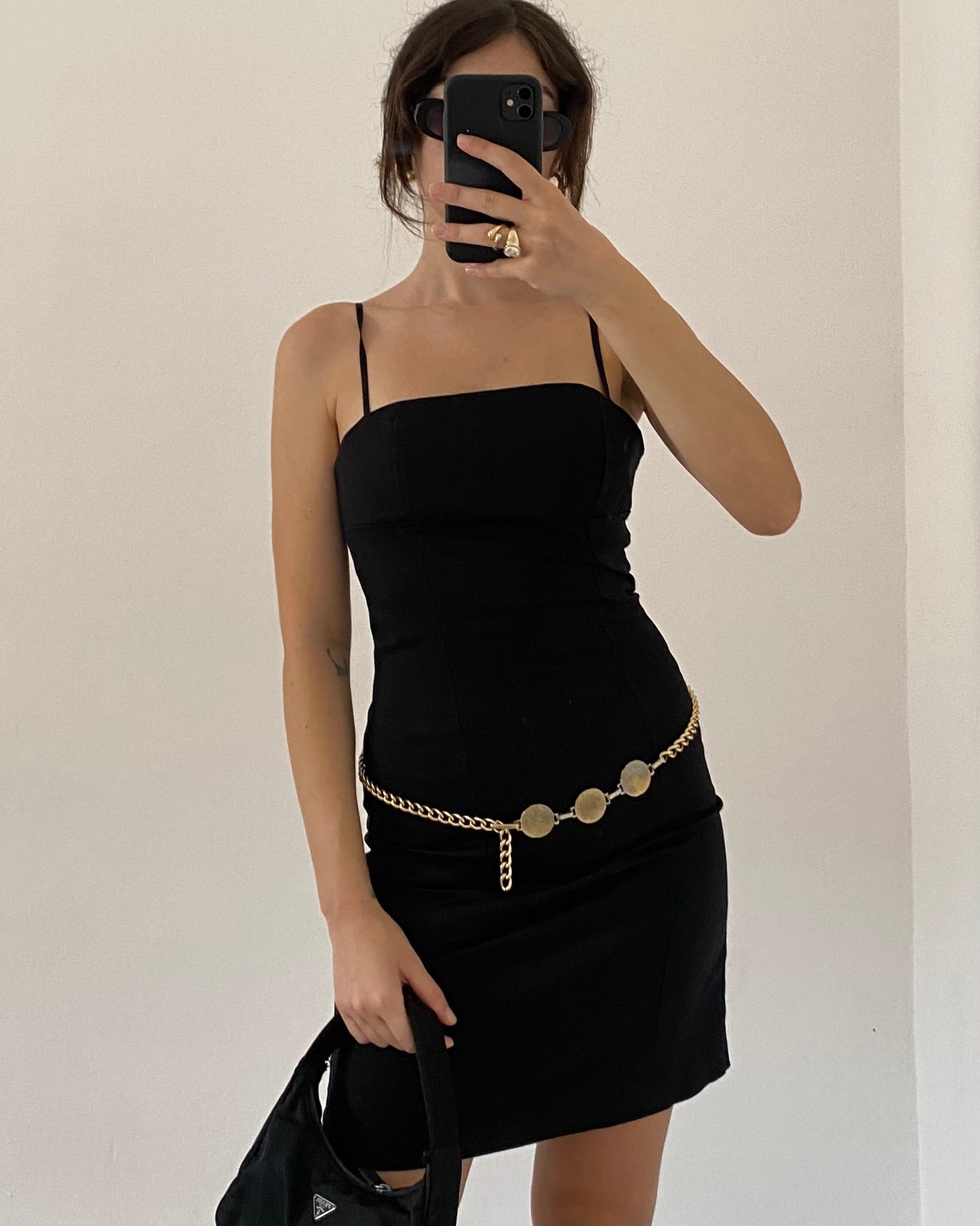 00s black tube dress