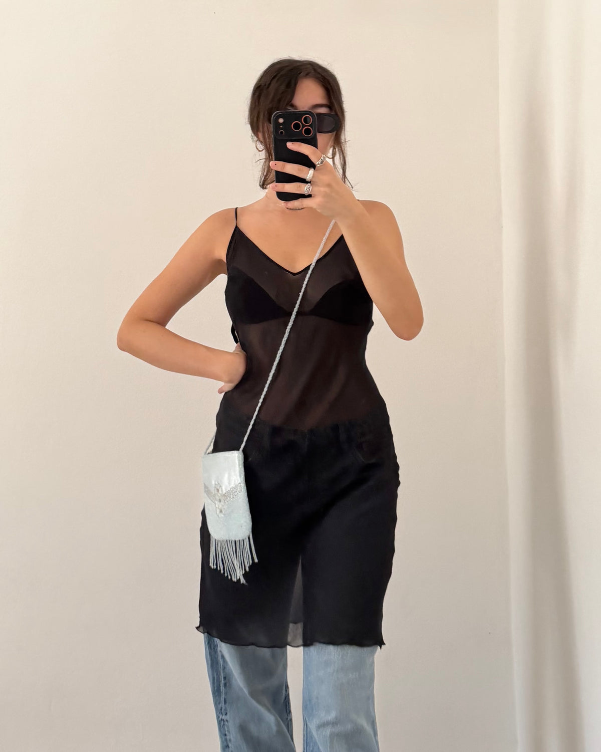 Silk slip dress by Patrizia Pepe