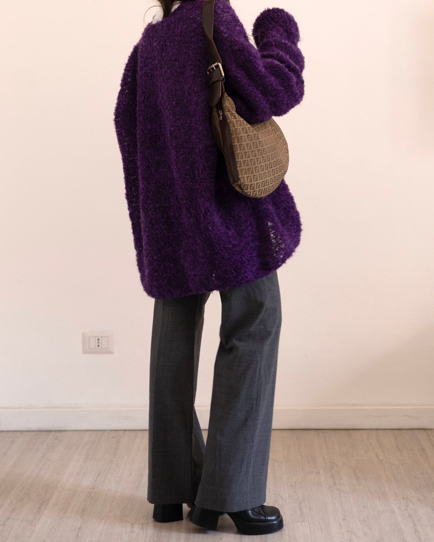 Knit bouclé jumper