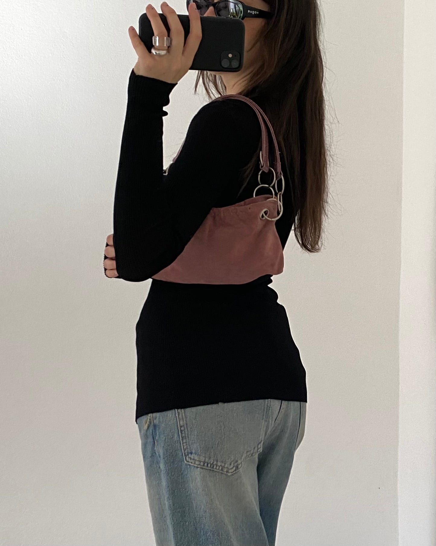 Ribbed semi-sheer cardigan