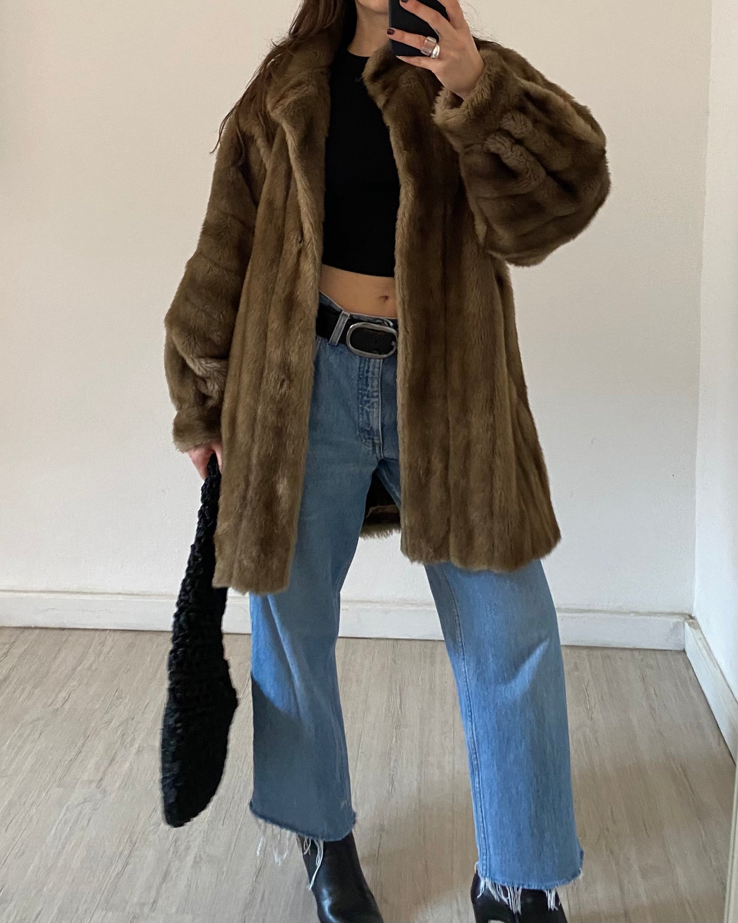 Vintage faux fur