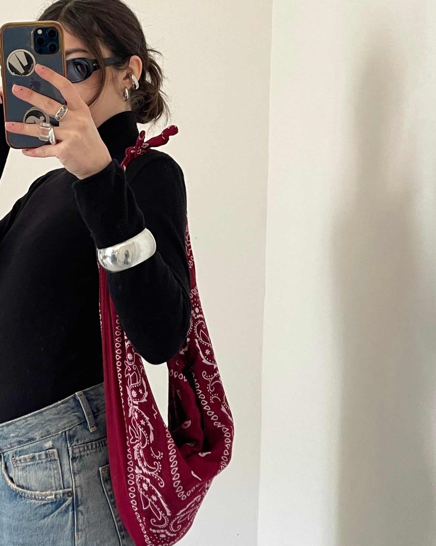 Wool turtleneck bodysuit