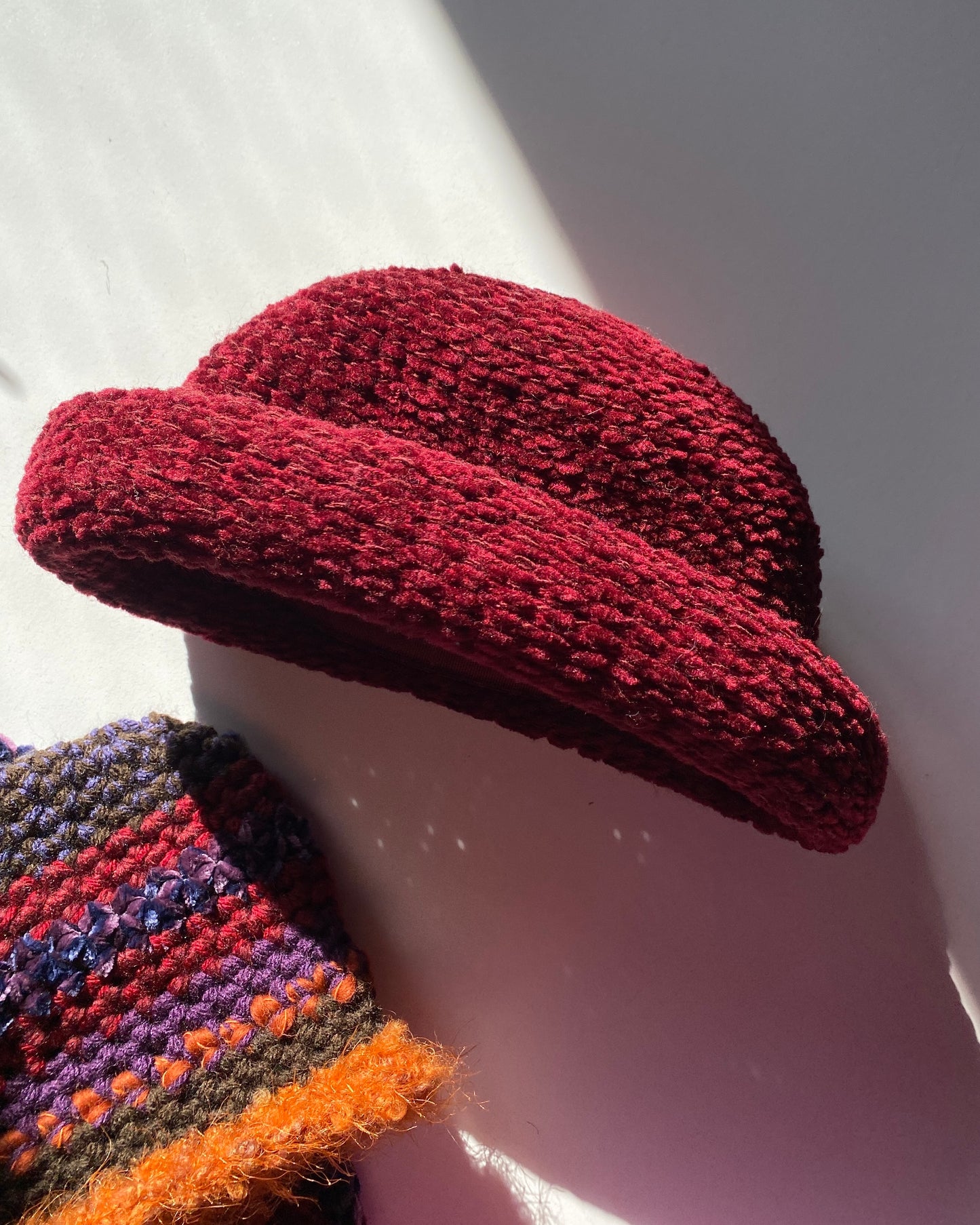 Chenille hat