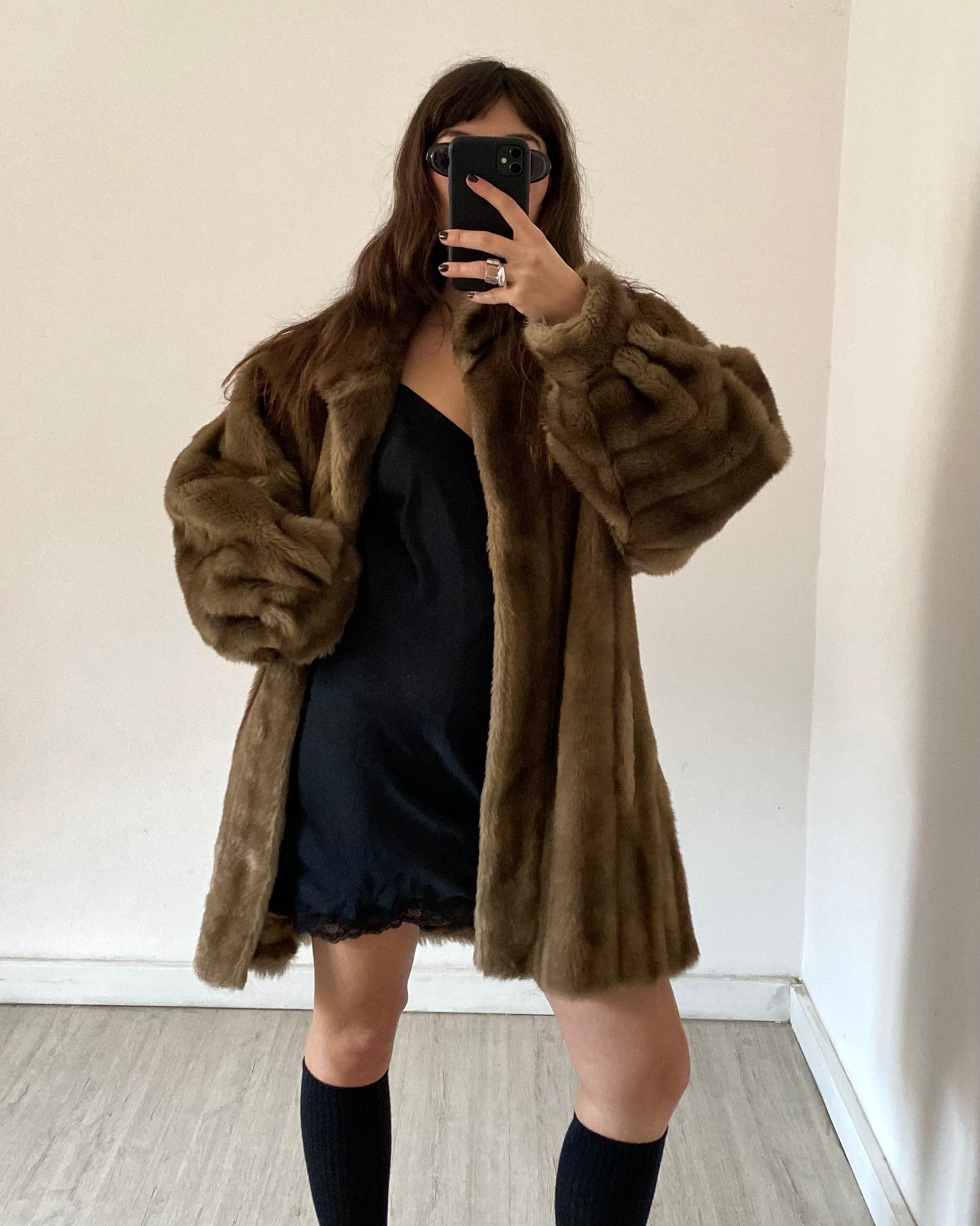 Vintage faux fur