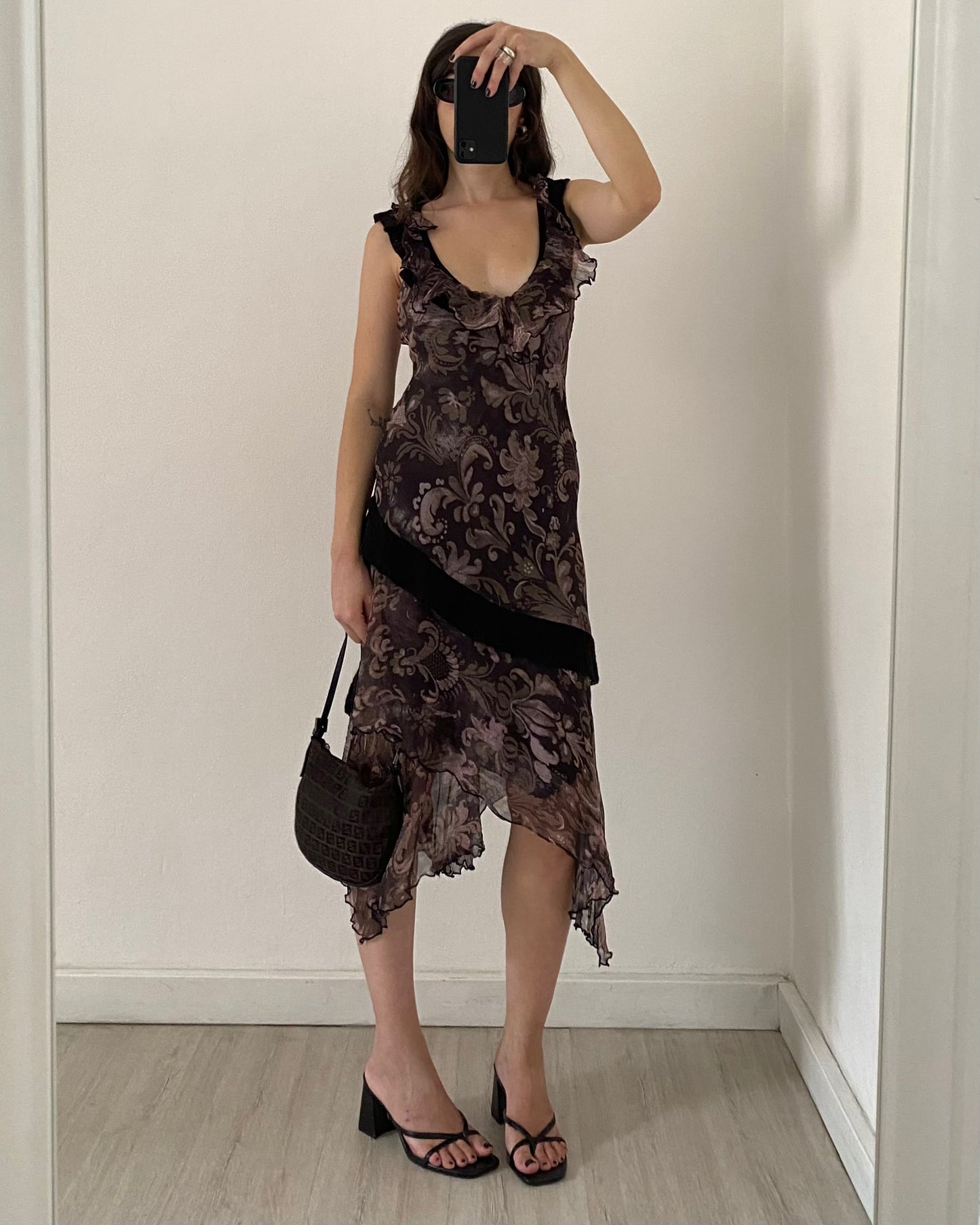 Asymmetric flowy dress