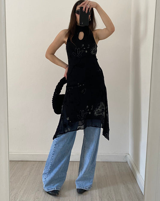 00s asymmetric dress