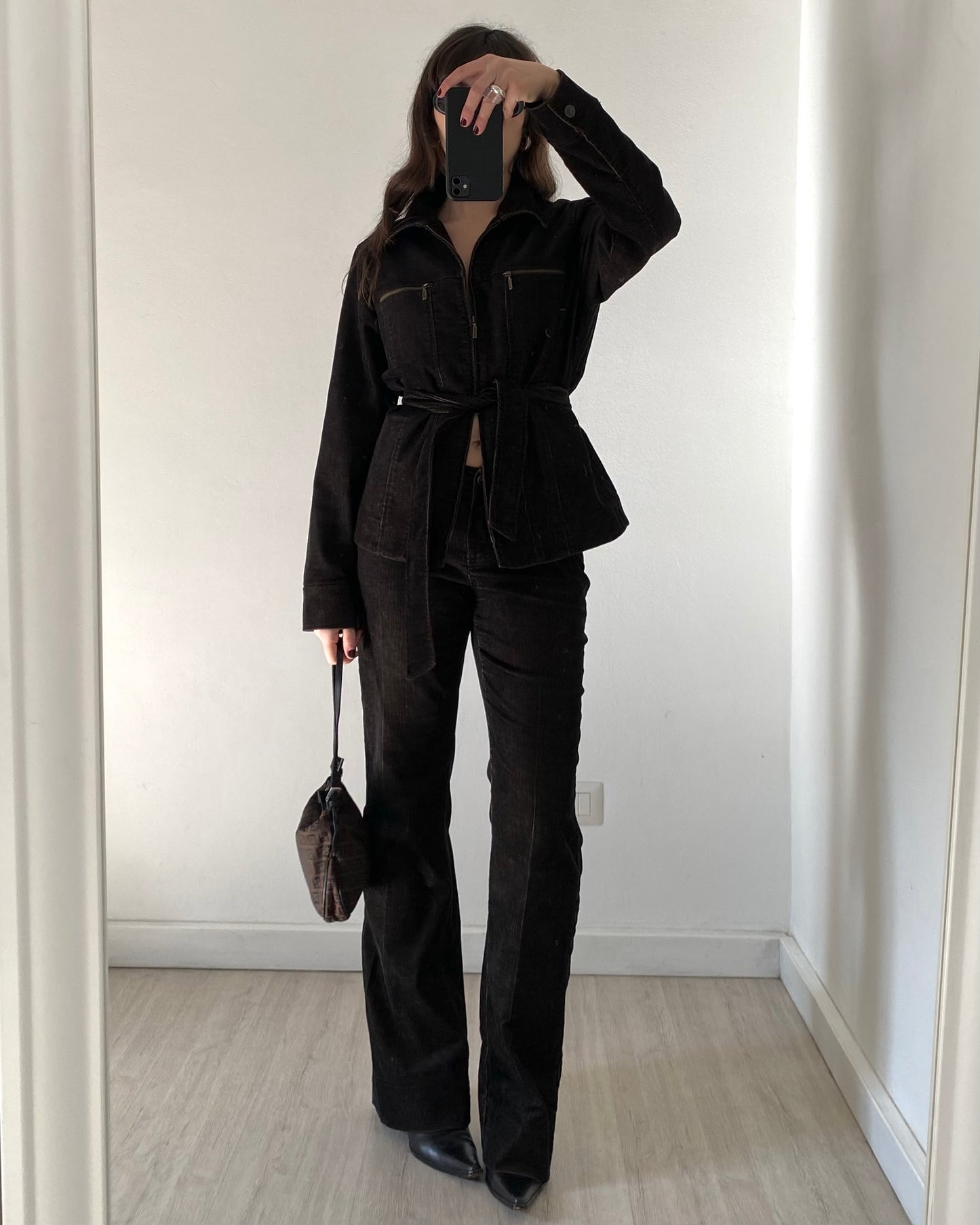 00s corduroy co-ord suit