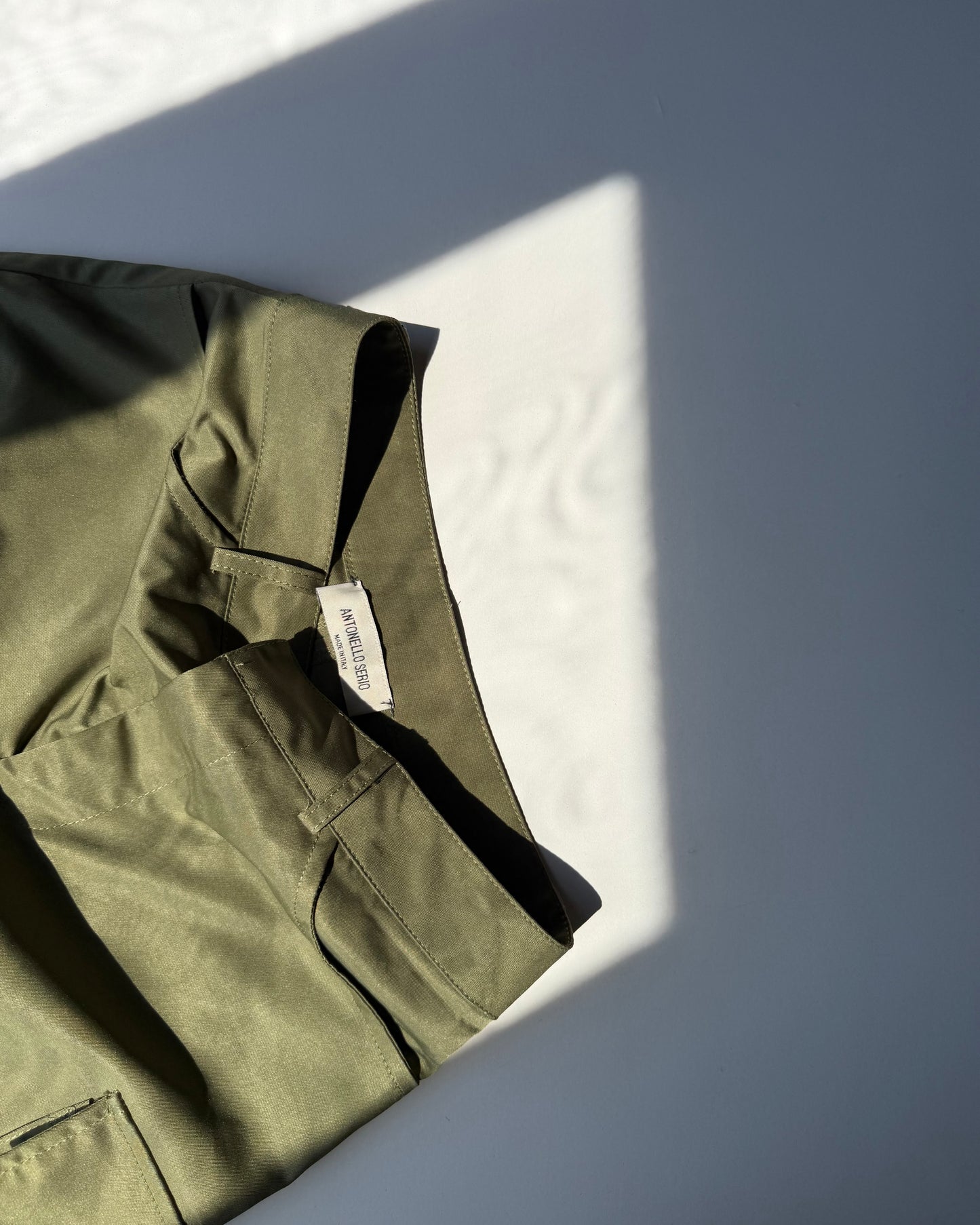 Cargo skirt with drawstrings