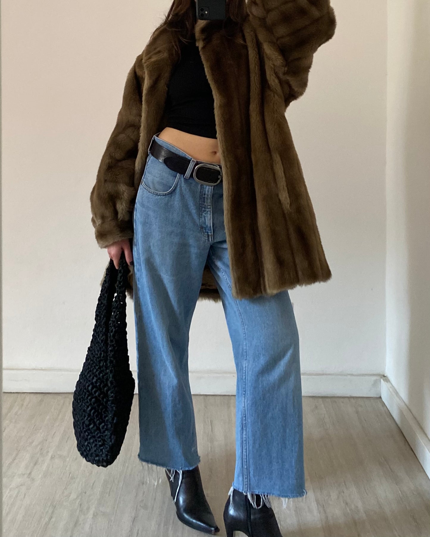 Vintage faux fur